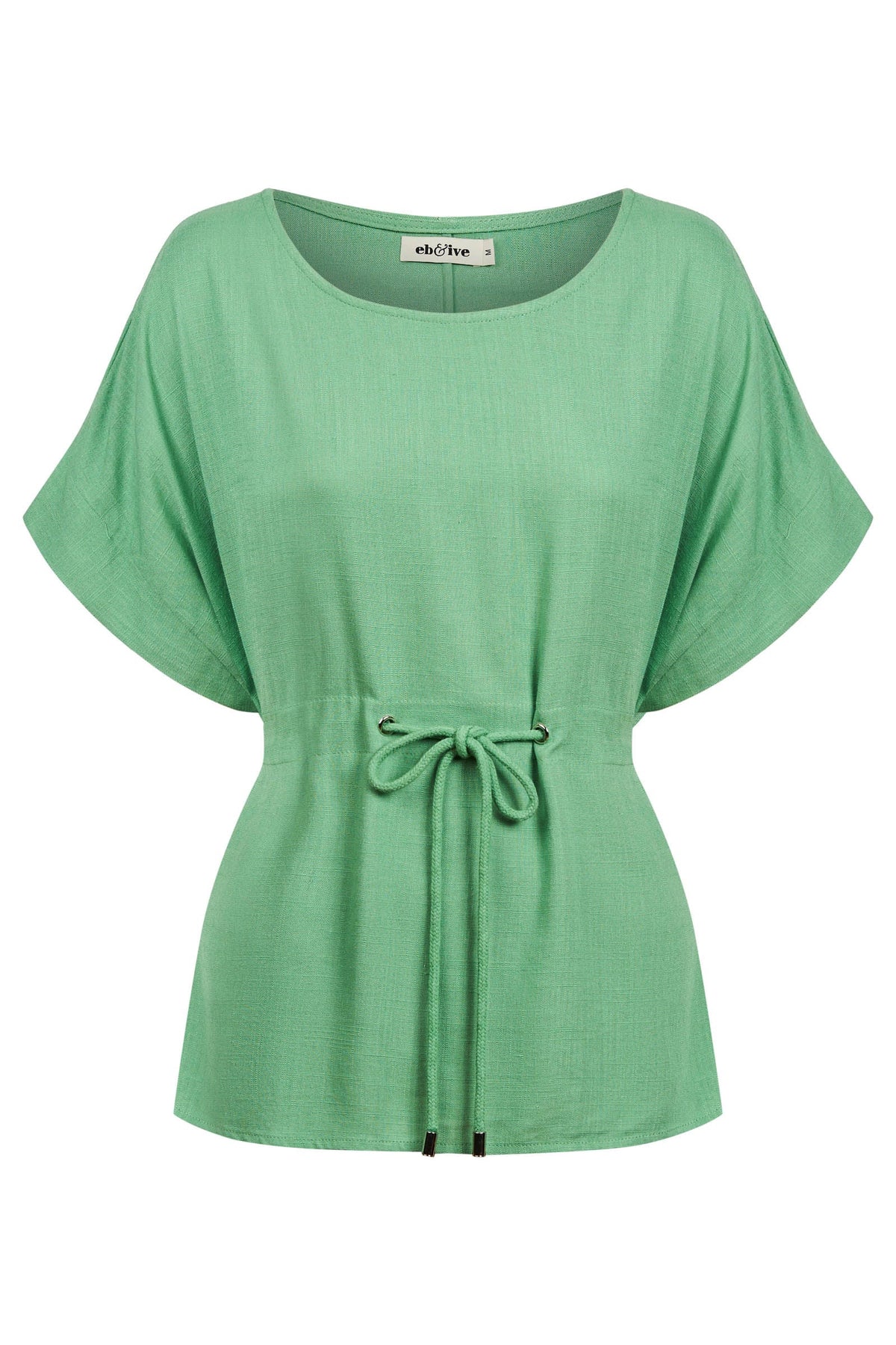 Alesia Rope Tie Top Jade