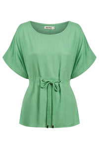 Alesia Rope Tie Top Jade