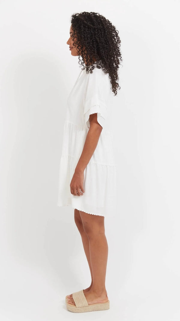 Haiti Dress White