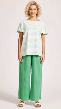 Margherita Stripe Tshirt Mint