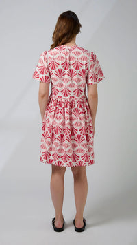 Toni Dress Sorbet in Sicily