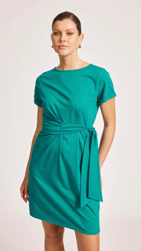 Francia Tie Dress Lagoon
