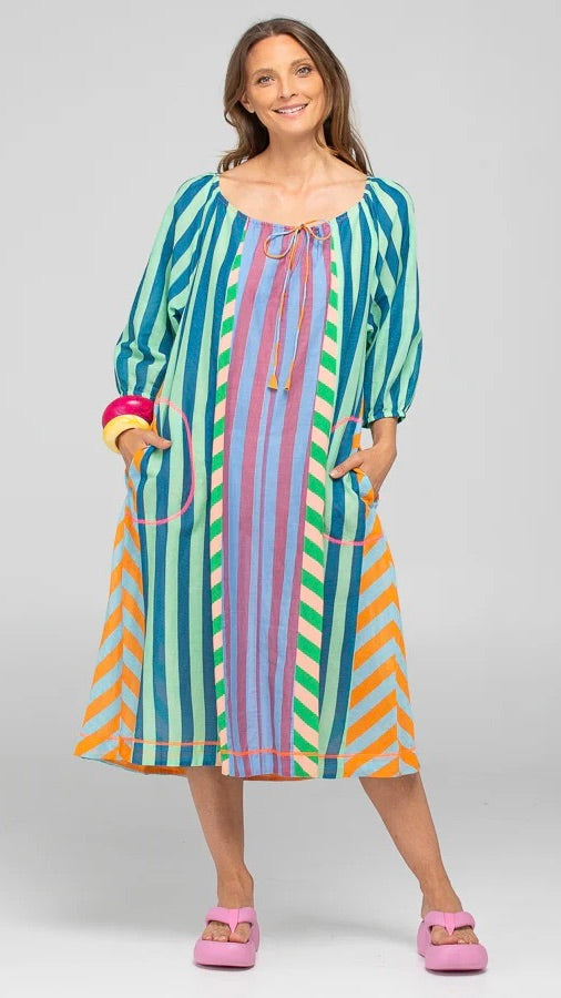 LUCIA DRESS - CAPRI SPLICED