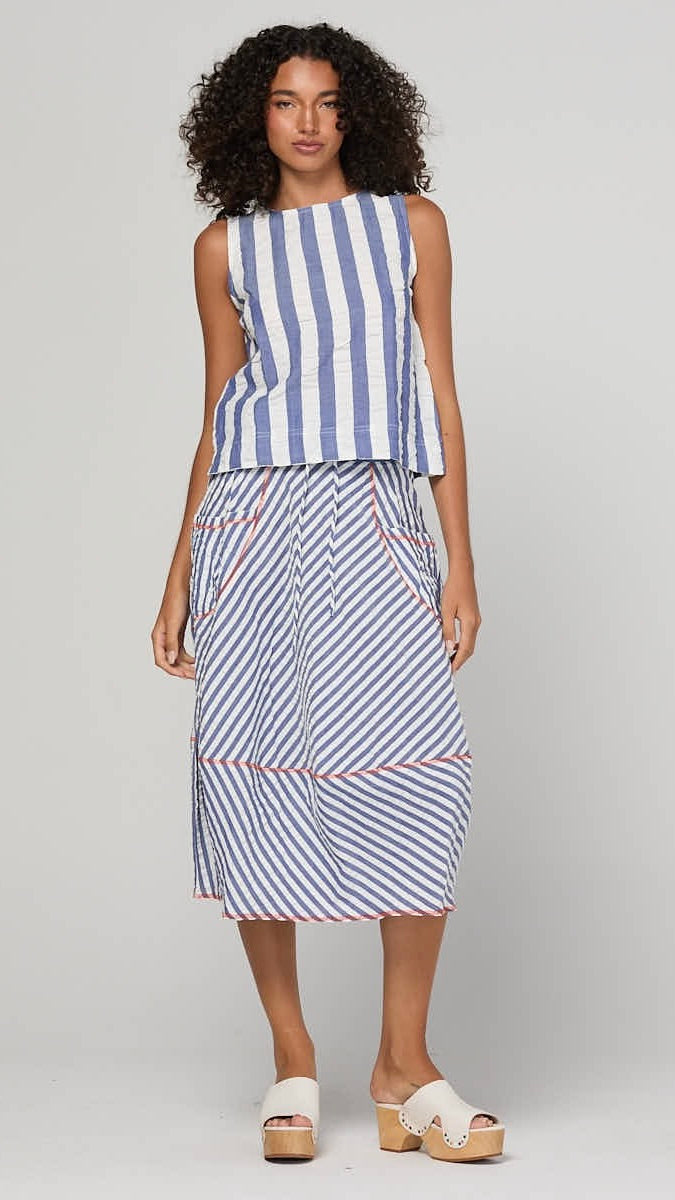 Guru Skirt Ocean Stripe