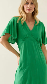 Oline Midi Dress Green