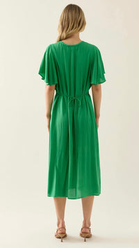 Oline Midi Dress Green