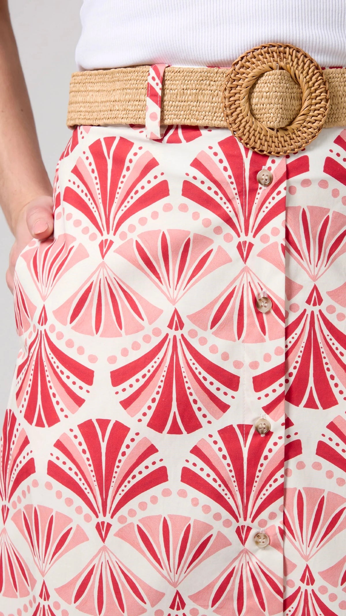 Kate Skirt Sorbet in Sicily