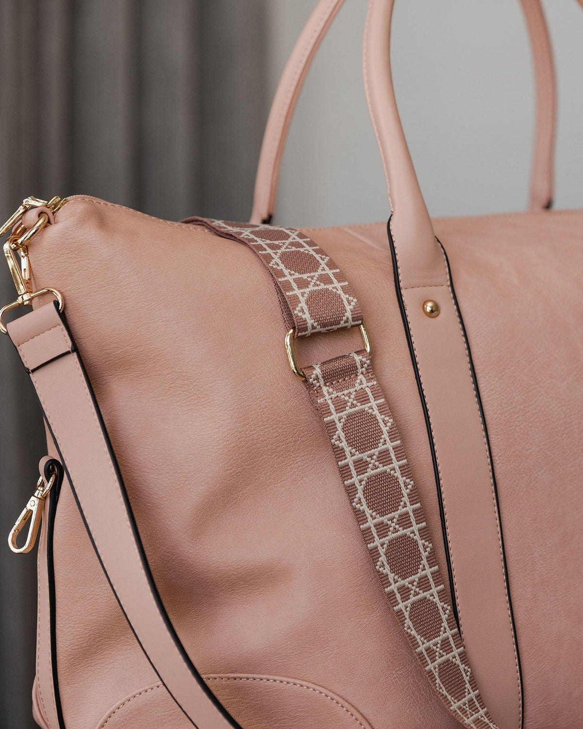 Alexis Weekender Travel Bag Blush Ezra