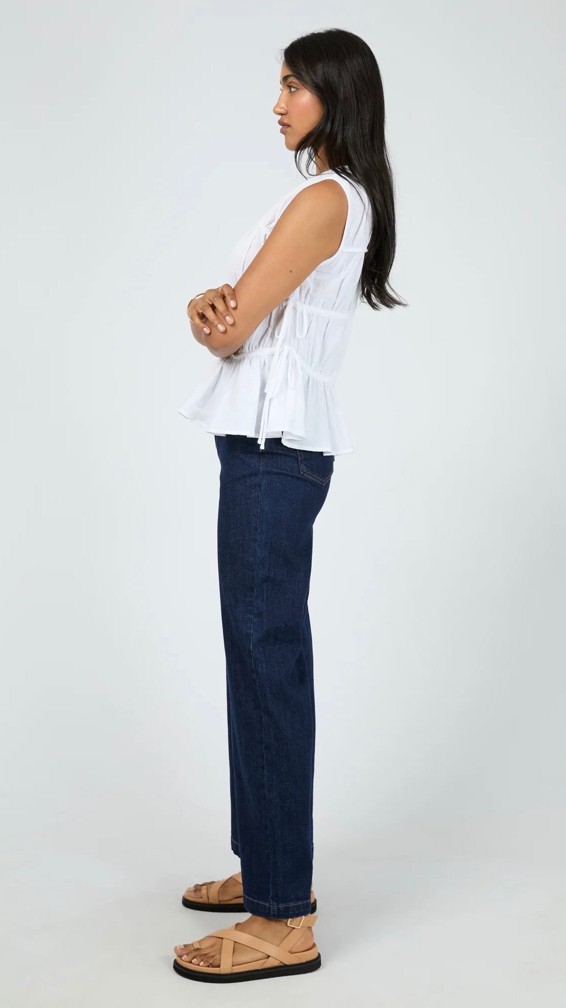 Lou Lou Tie Top White