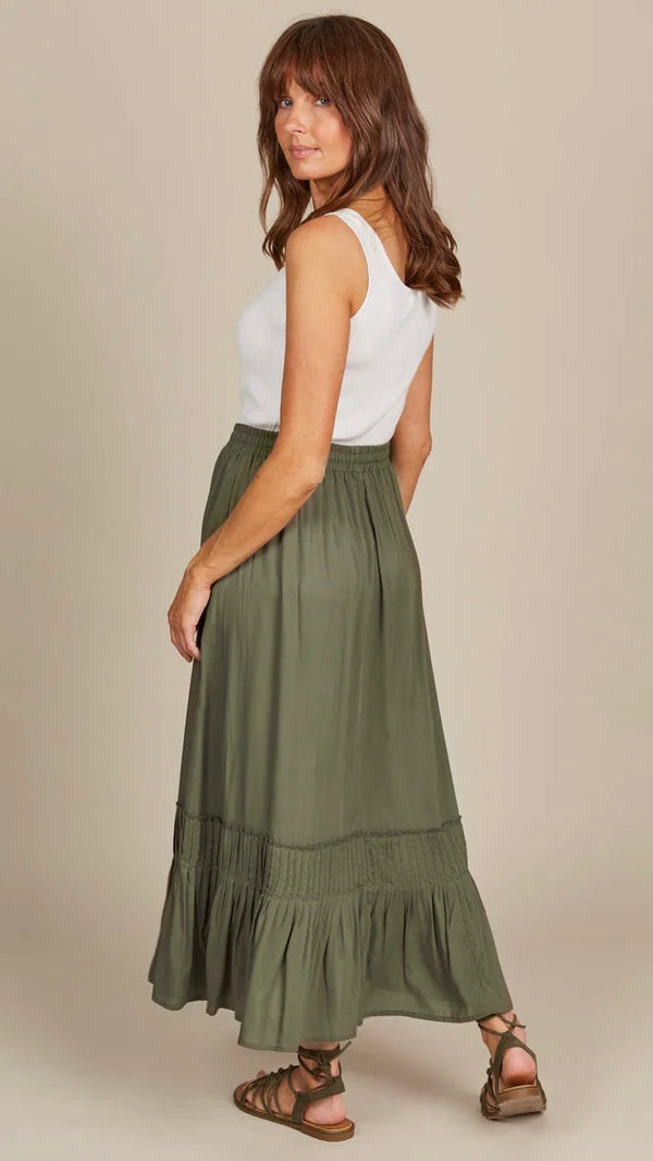 Esme Maxi Skirt Olive