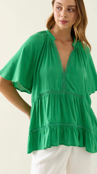 Oline Top Green