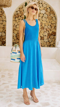Maris Tank Maxi Dress Marine