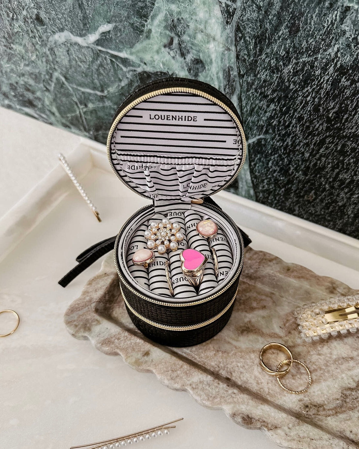 Sofia Jewellery Box Black
