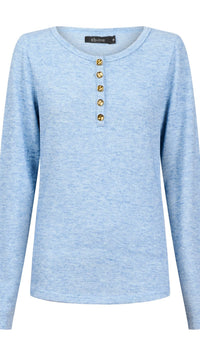 Rumi Long Sleeve Top Lake