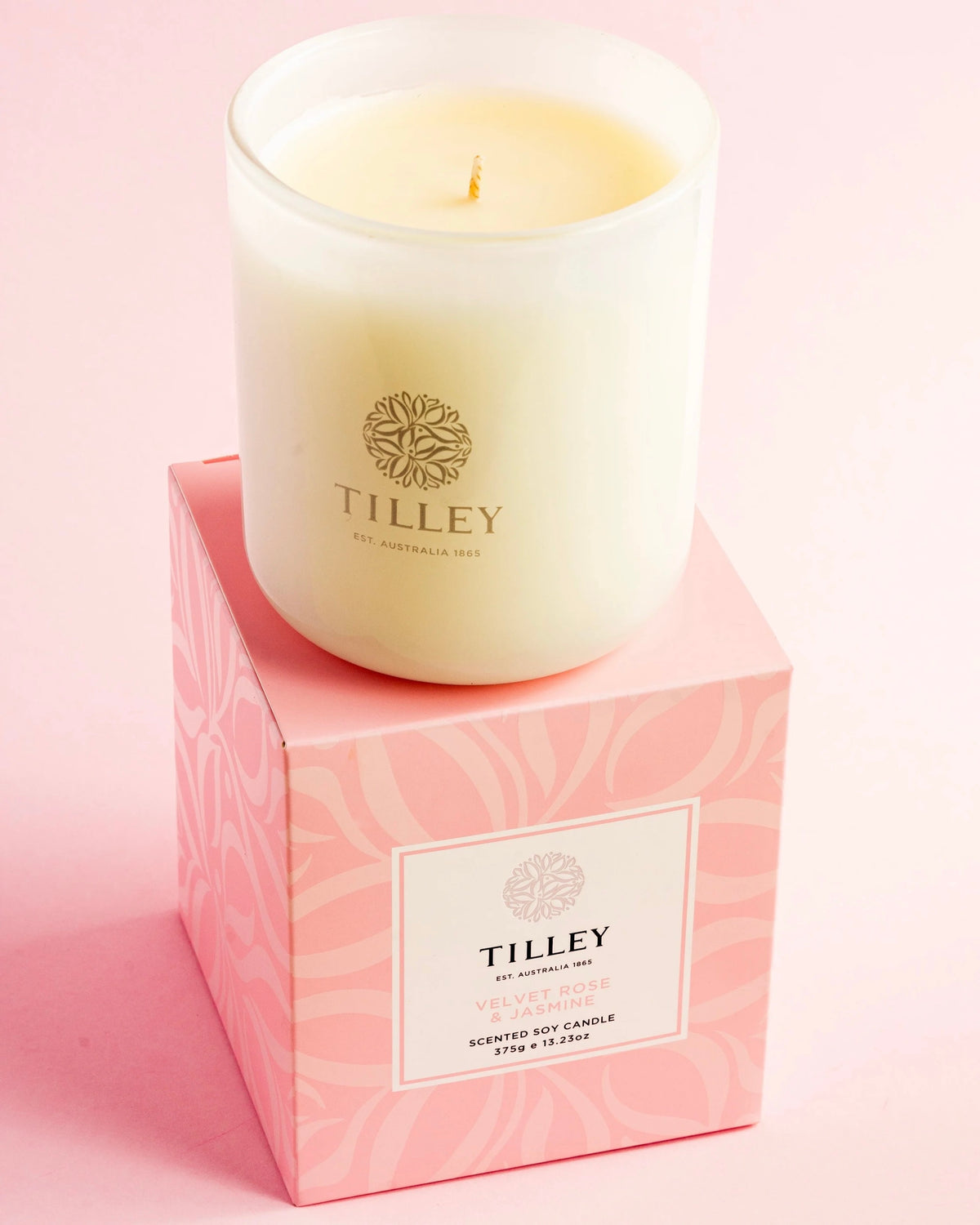 Velvet Rose & Jasmine Soy Candle 375G