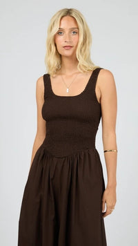 Essential Maxi Dress Brown