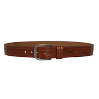 Emerton Embossed Leather Belt Tan