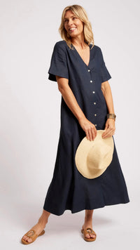 Cove Maxi Dress Indigo