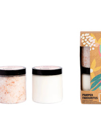 Body Souffle & Bath Salts Gift Set Jasmine & Musk