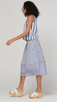 Guru Skirt Ocean Stripe