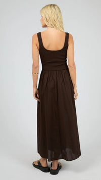 Essential Maxi Dress Brown