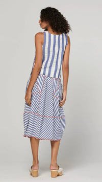 Guru Skirt Ocean Stripe