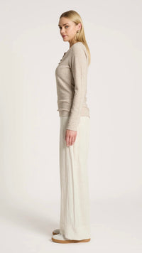 Rumi Long Sleeve Top Bisque