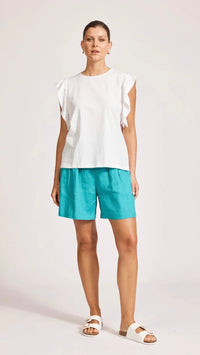 Francia Frill Tank White