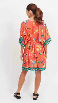 Cabana Dress Brasil Coral