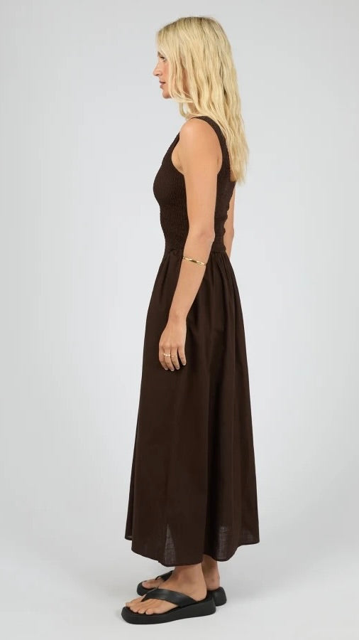 Essential Maxi Dress Brown