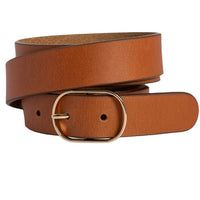 Marla Leather Belt Tobacco Tan