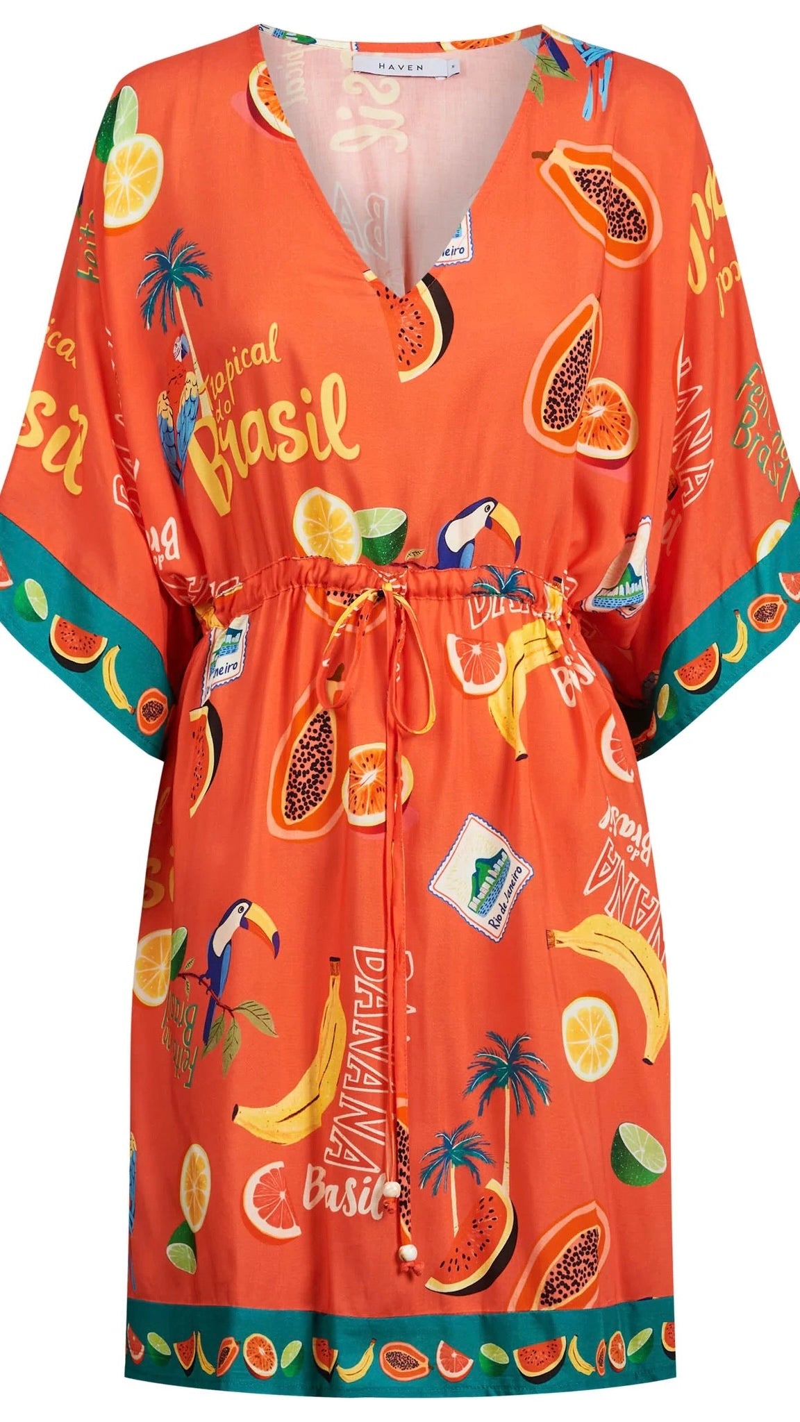 Cabana Dress Brasil Coral