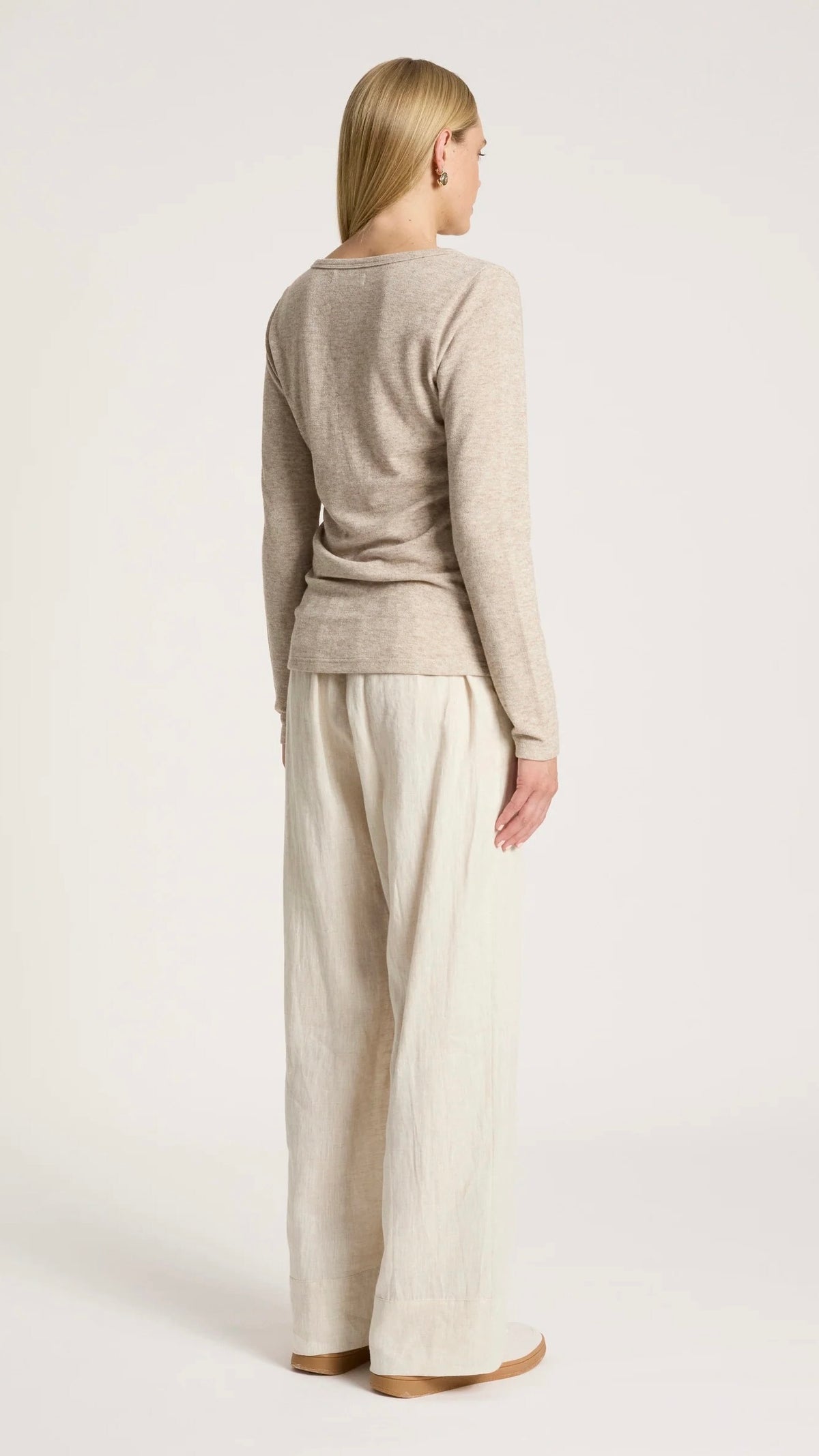Rumi Long Sleeve Top Bisque