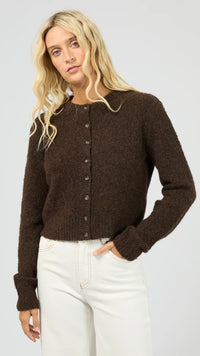 Bayside Cardigan Brown