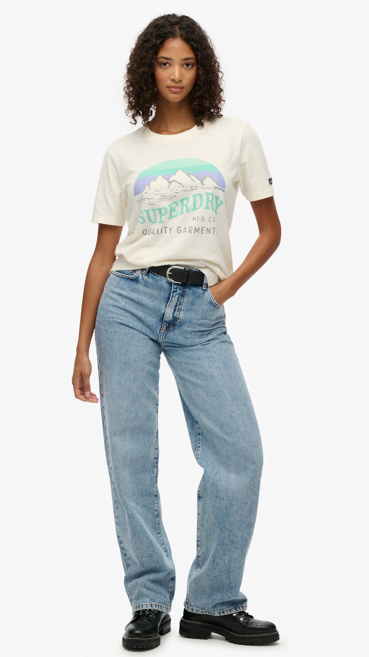 Great Outdoors Relaxed Tee Off White