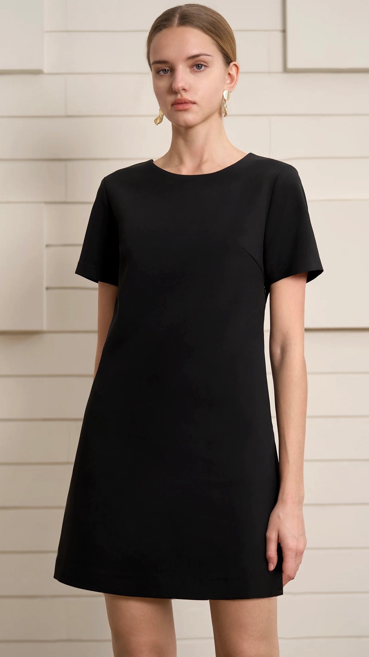 Bow Back Dress Black