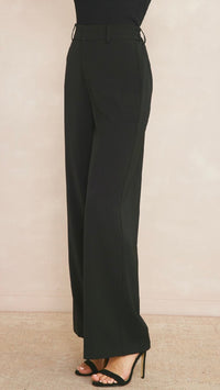 High Waisted City Pant Black