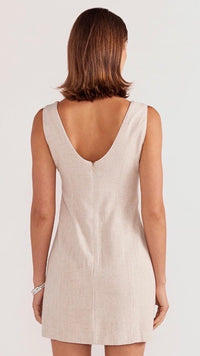 Alba Mini Dress Natrual
