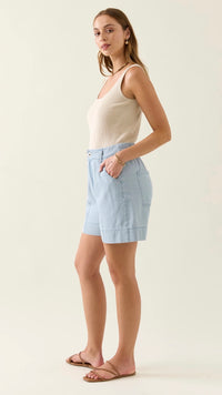 Sofie Denim Short Sky