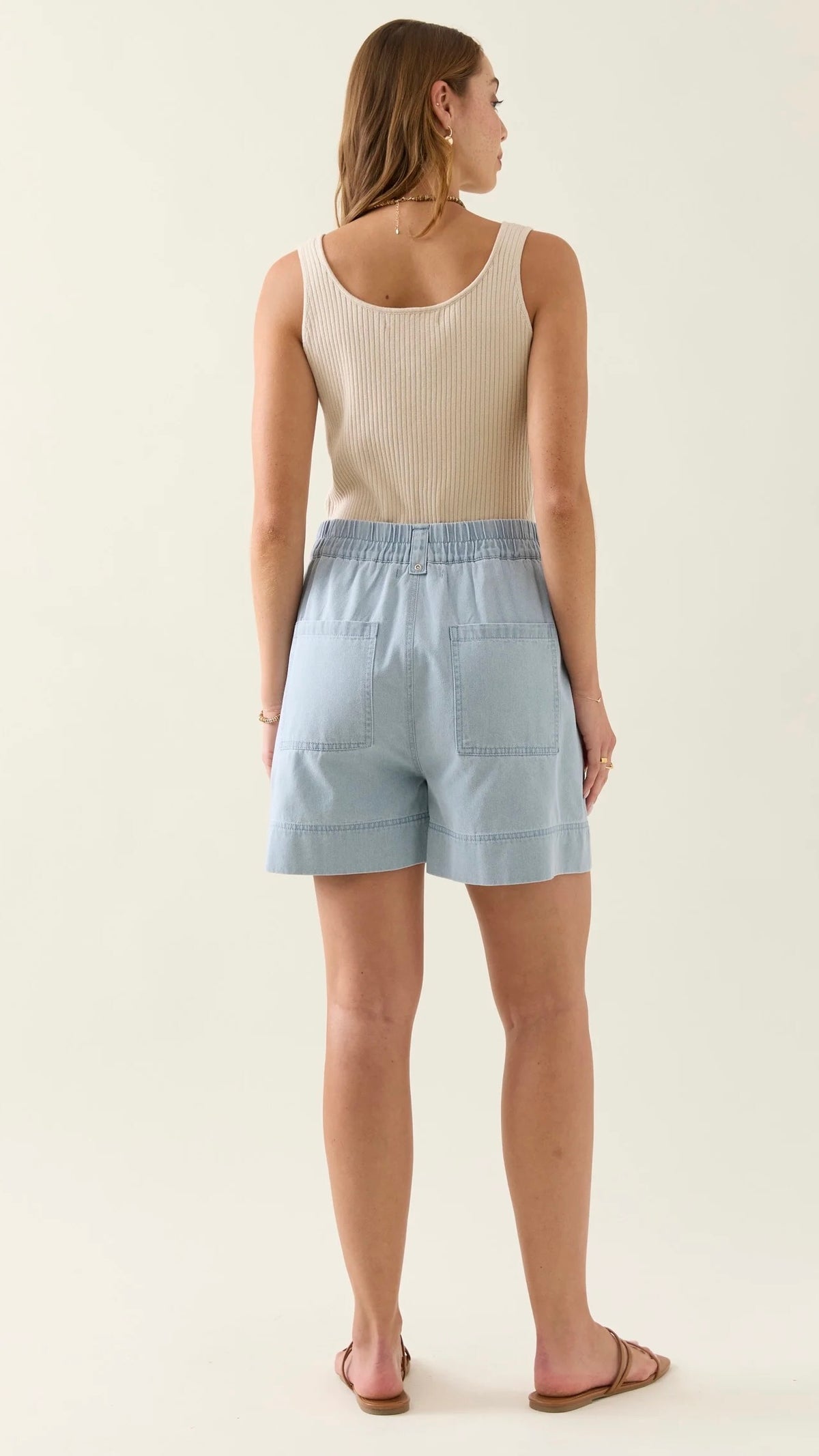 Sofie Denim Short Sky