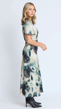 Keiko Dress Olive Grove