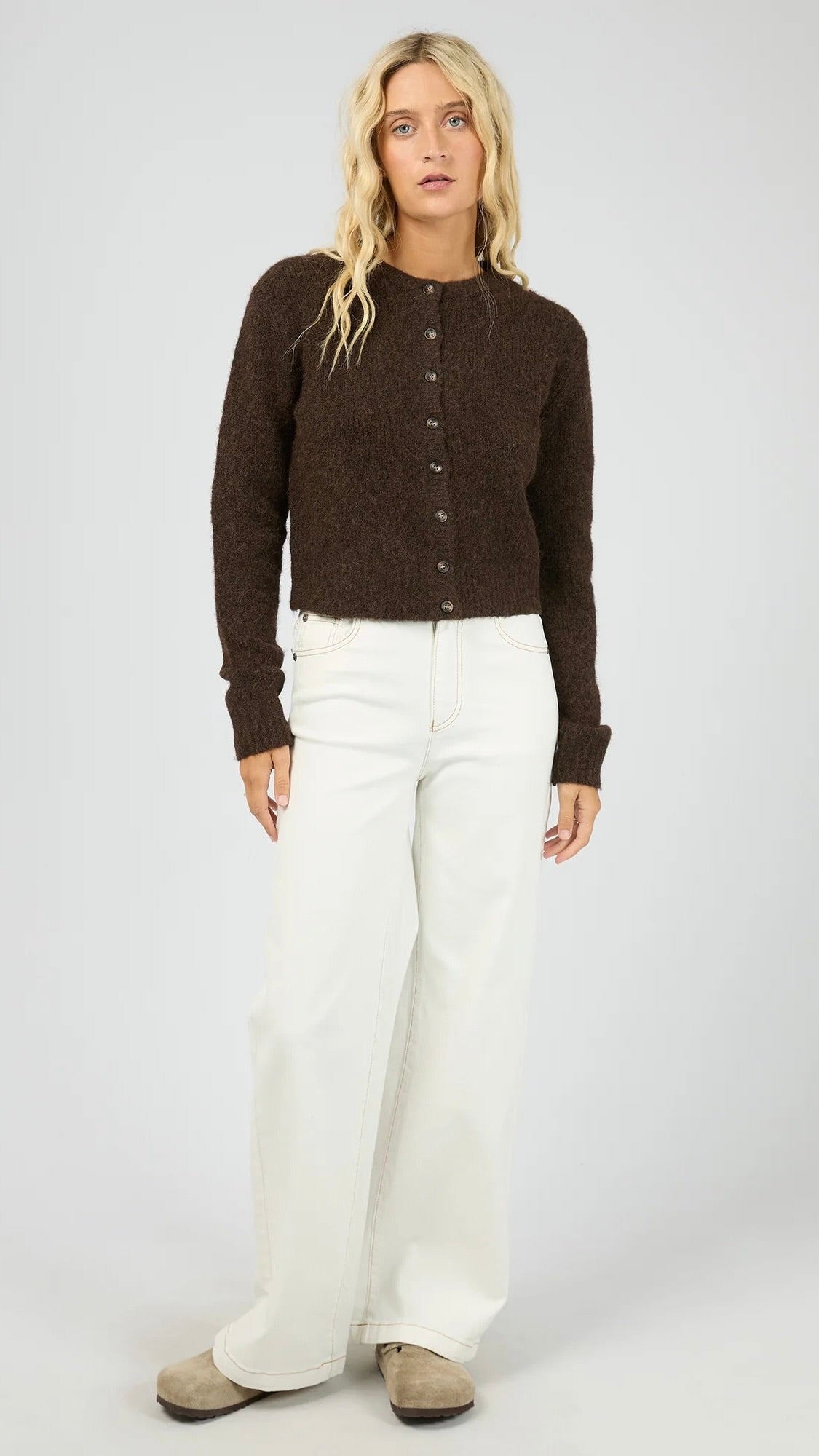 Bayside Cardigan Brown
