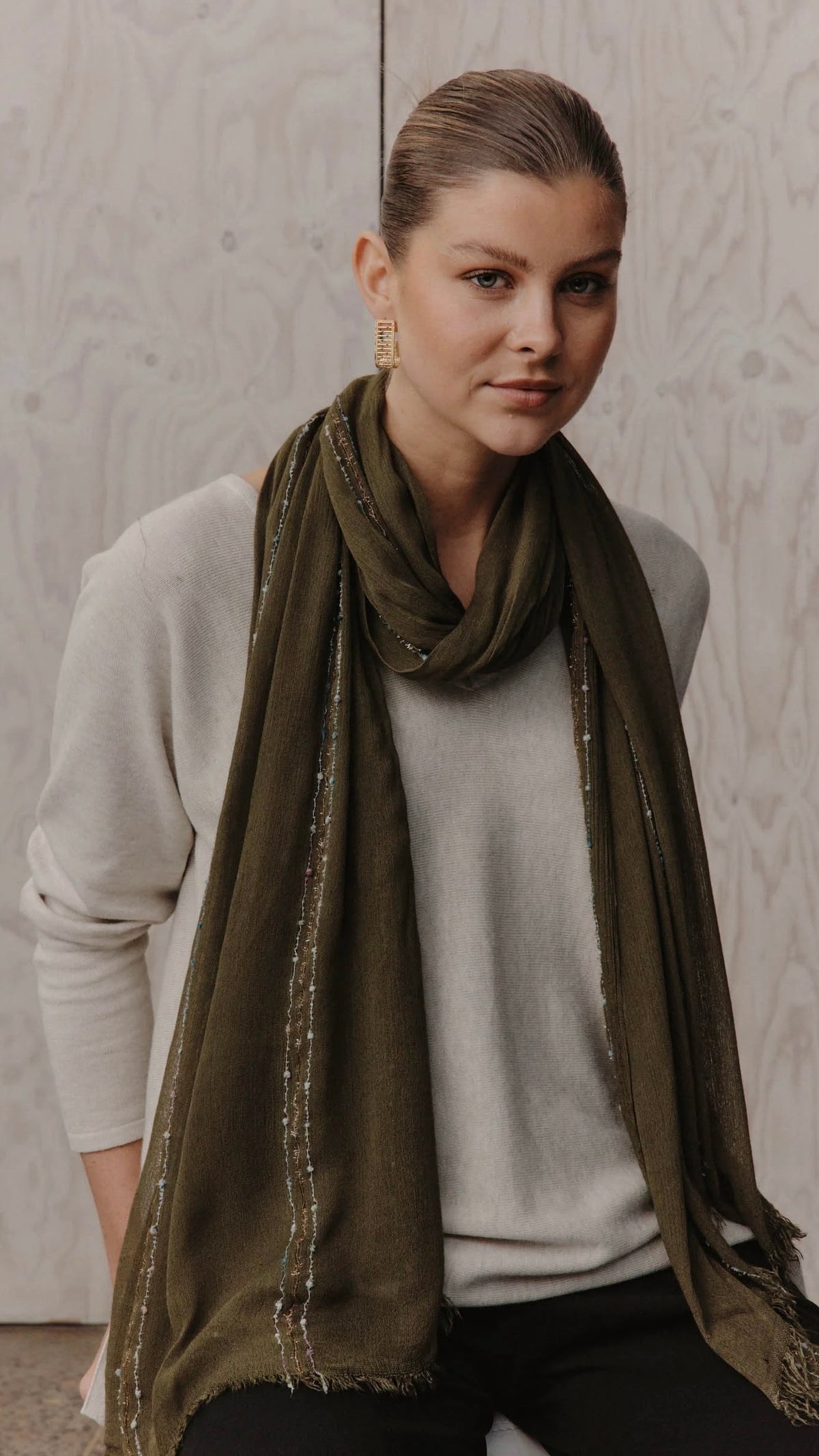Ayana Scarf Olive