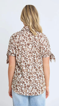 Leo Blouse Summer Leopard