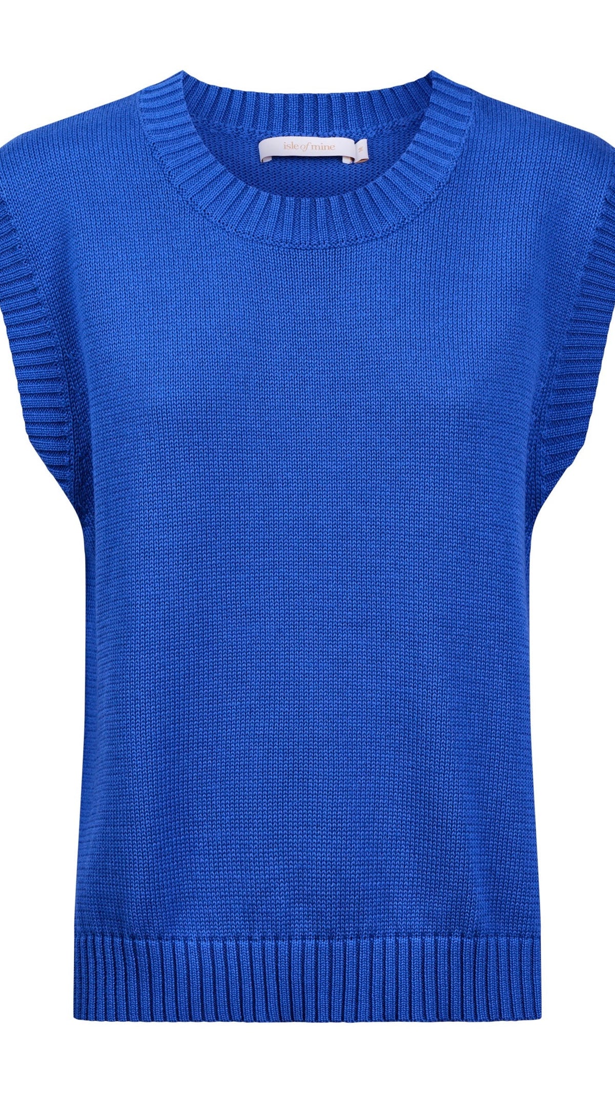 Darby Knit Vest Cobalt