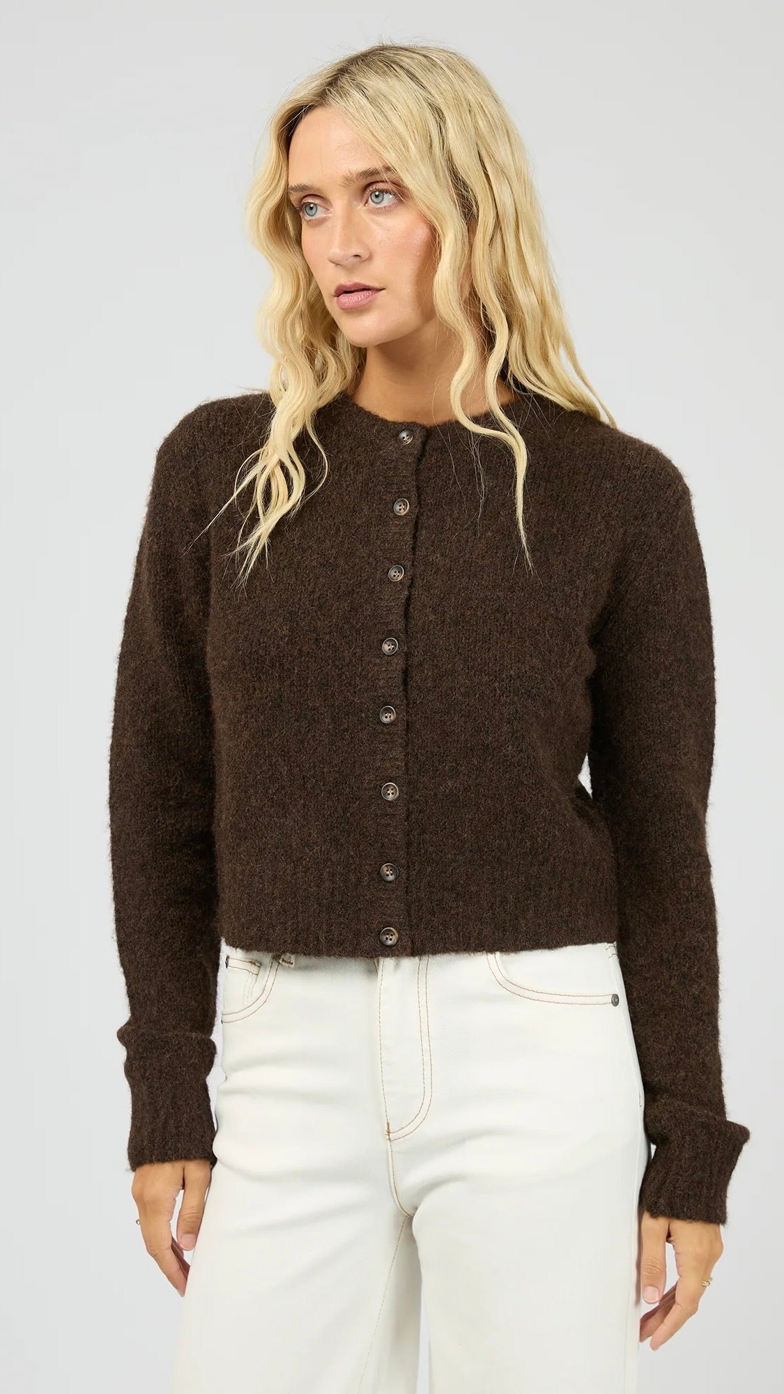 Bayside Cardigan Brown