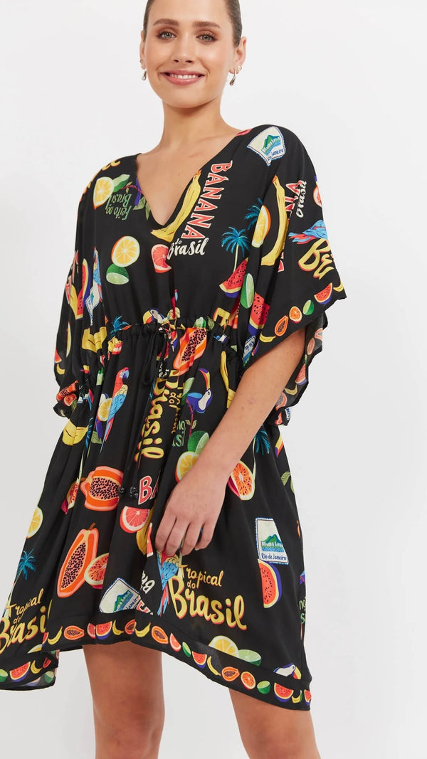 Cabana Dress Brasil Black