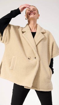 Jackson Oversized Vest Natural