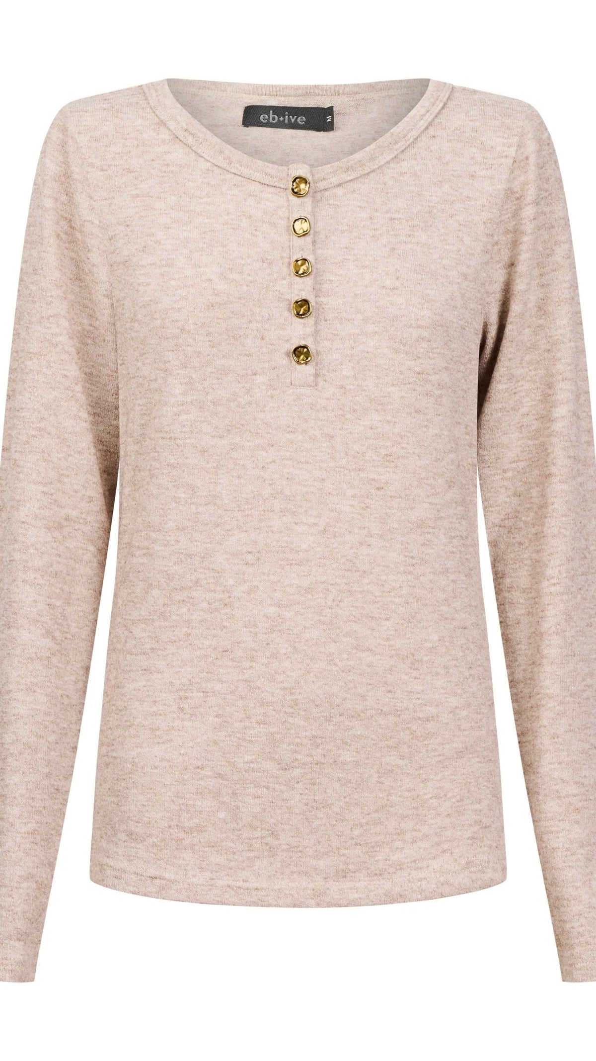 Rumi Long Sleeve Top Bisque