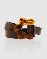 Boom Shankar Flower Belt Chocolate Pebble